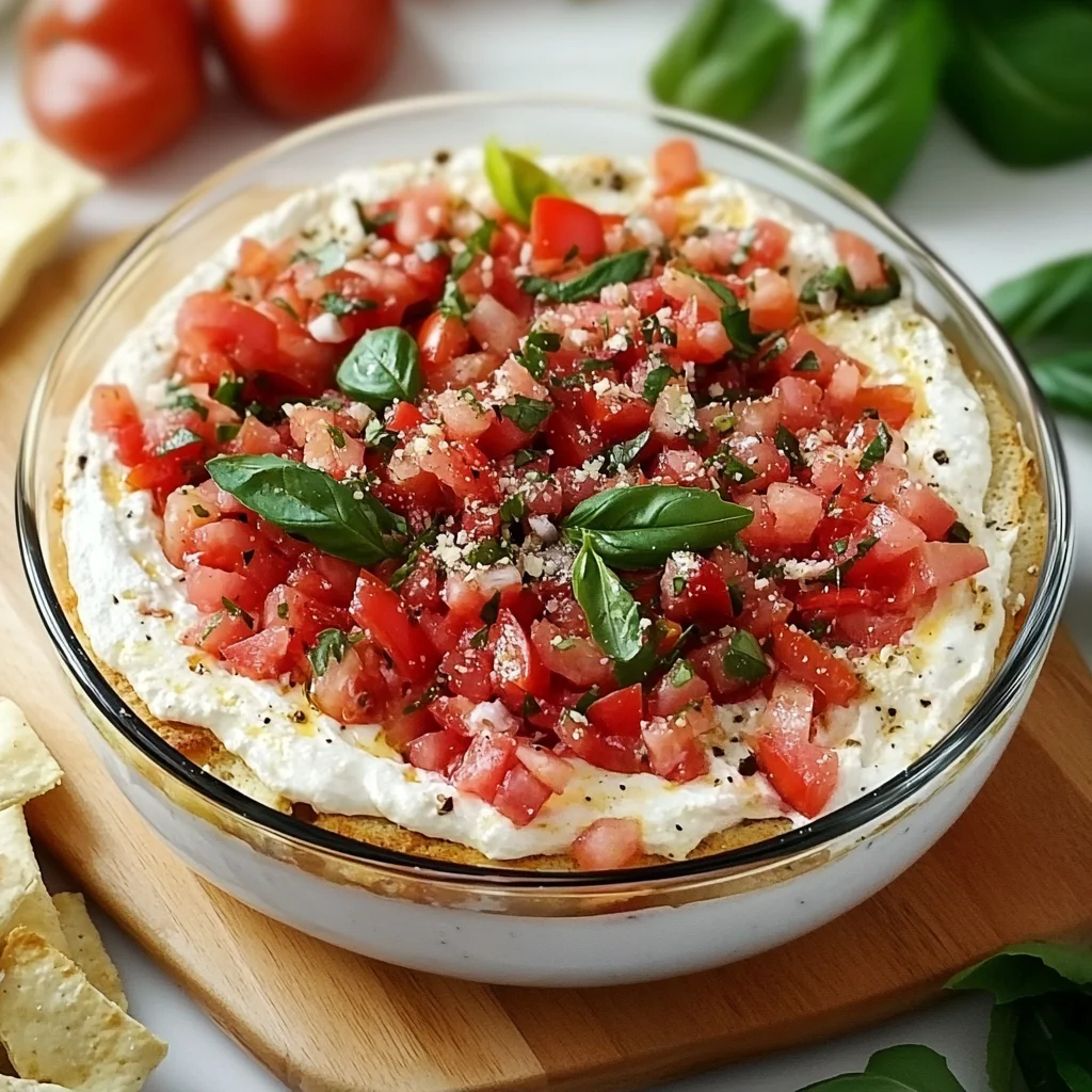 Bruschetta Dip: A Vibrant and Flavorful Appetizer to Delight Your Guests