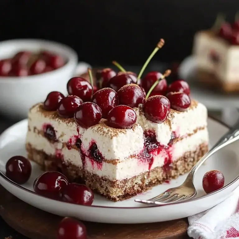 Cherry Amaretto Tiramisu
