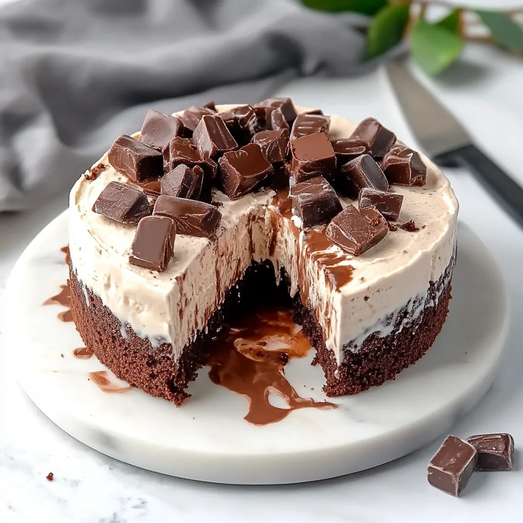 Delicious Brownie Ice Cream Cake