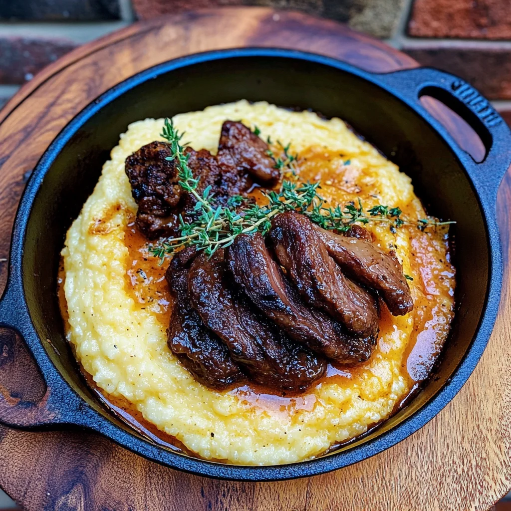 Gospel Shank with Smoked Gouda Grits