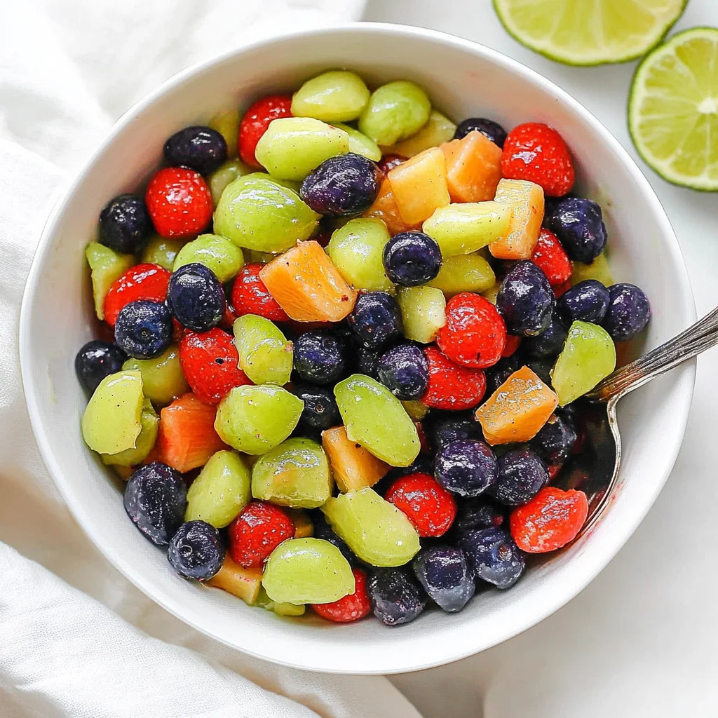 Honey Lime Fruit Salad