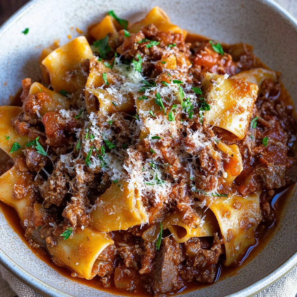 The Best Braised Beef and Pork Ragu Recipe