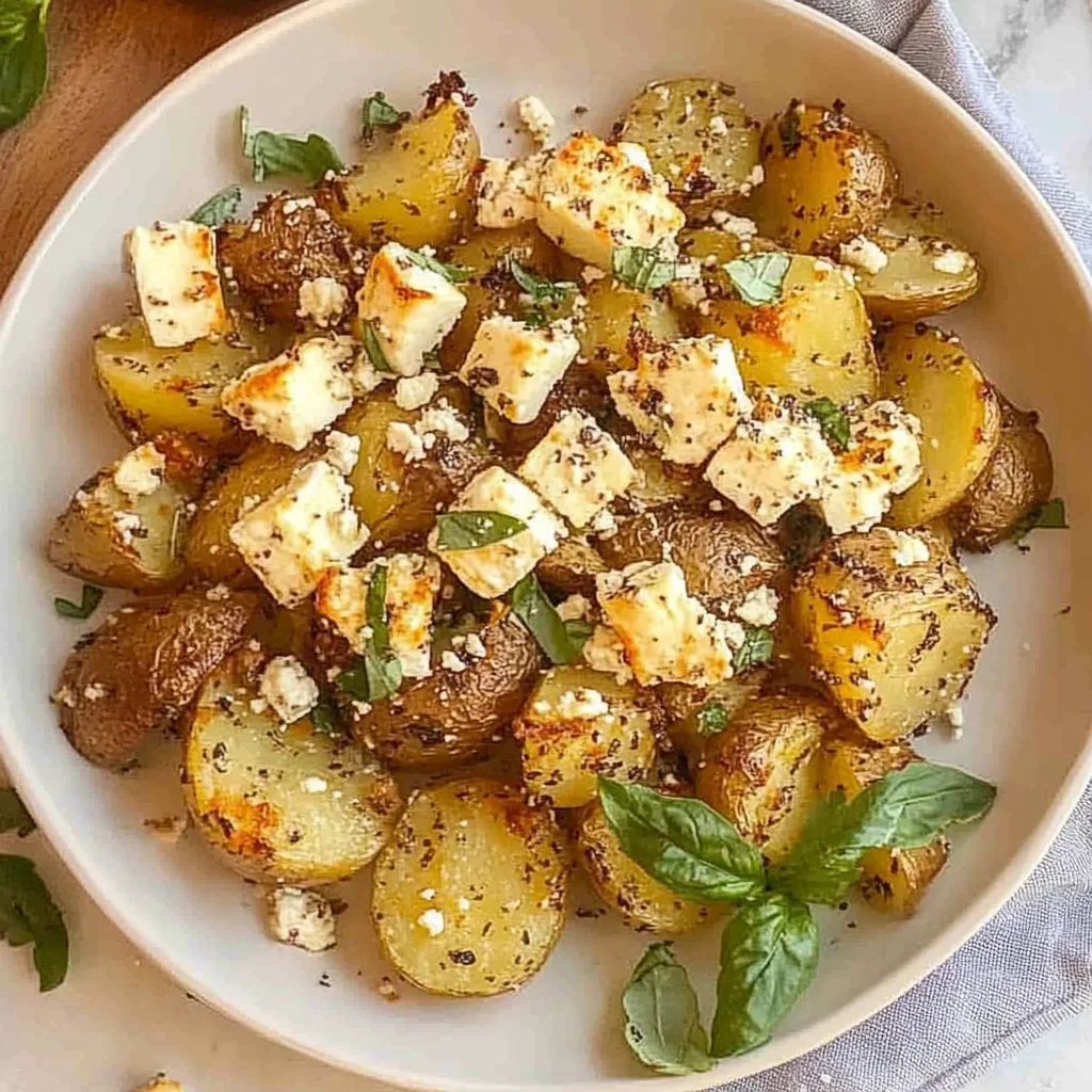 Baked Feta Potatoes