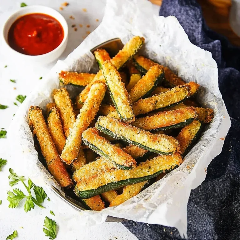 Baked Parmesan Zucchini Fries