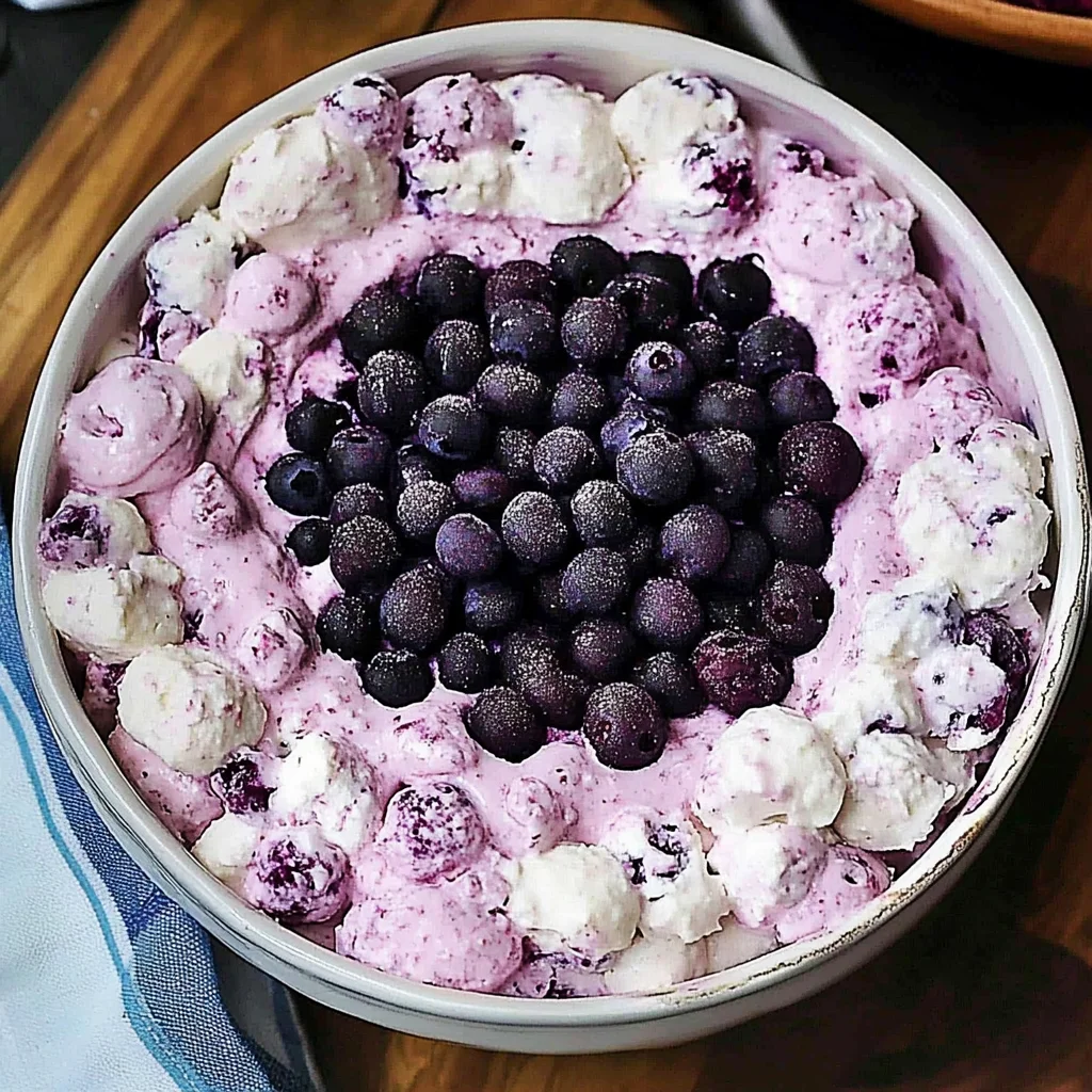 Blueberry Pie Fluff Salad