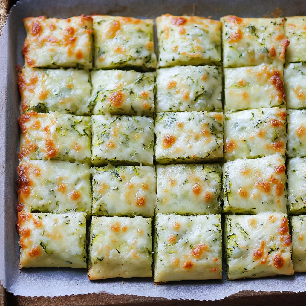 Cheesy Zucchini Breadsticks