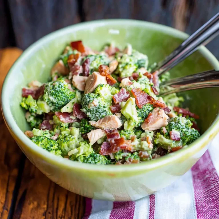Classic Turkey Bacon Broccoli Salad Recipe