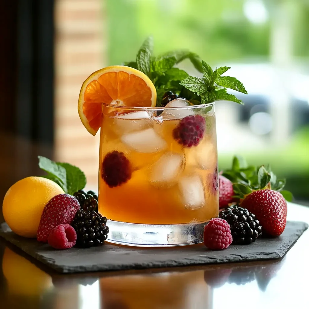 Fruit-Infused Iced Tea