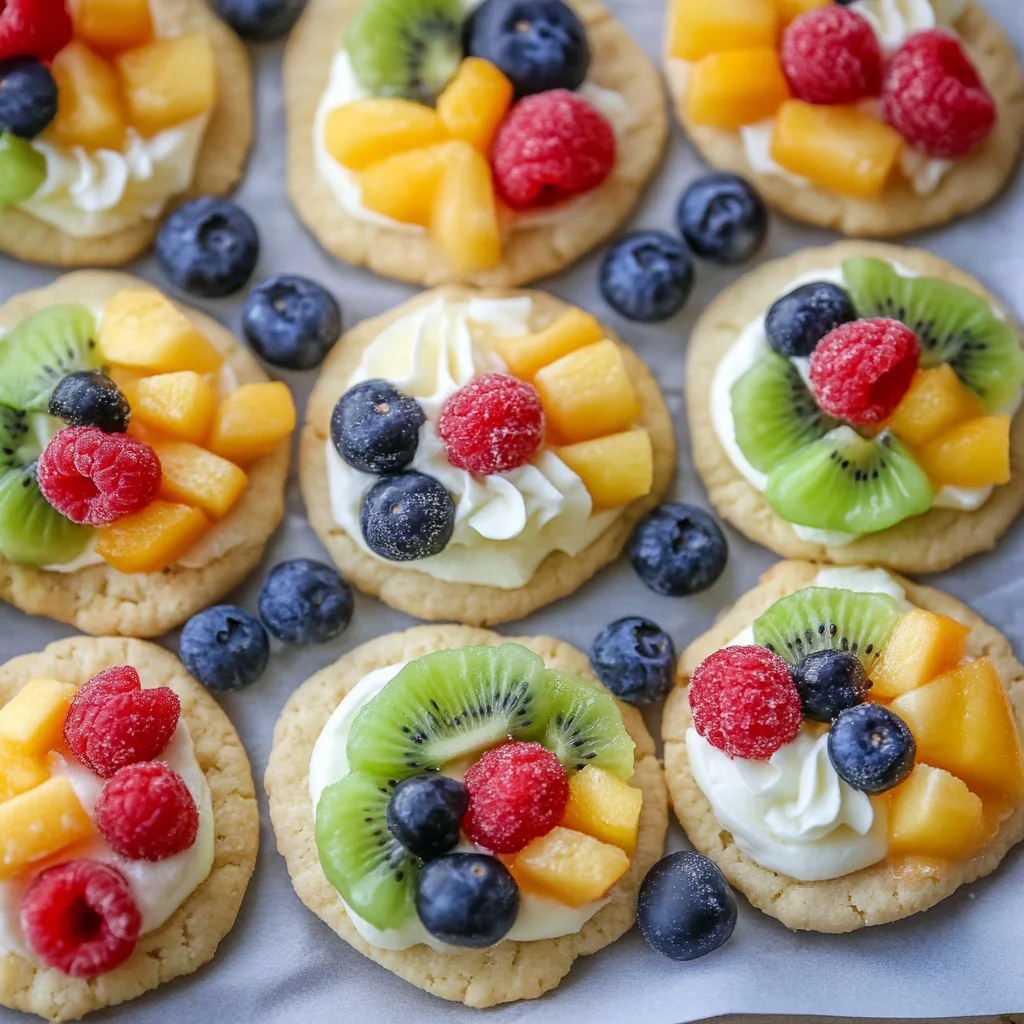 Fruit Pizza Cookies