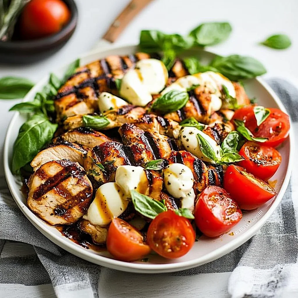 Grilled Chicken Caprese