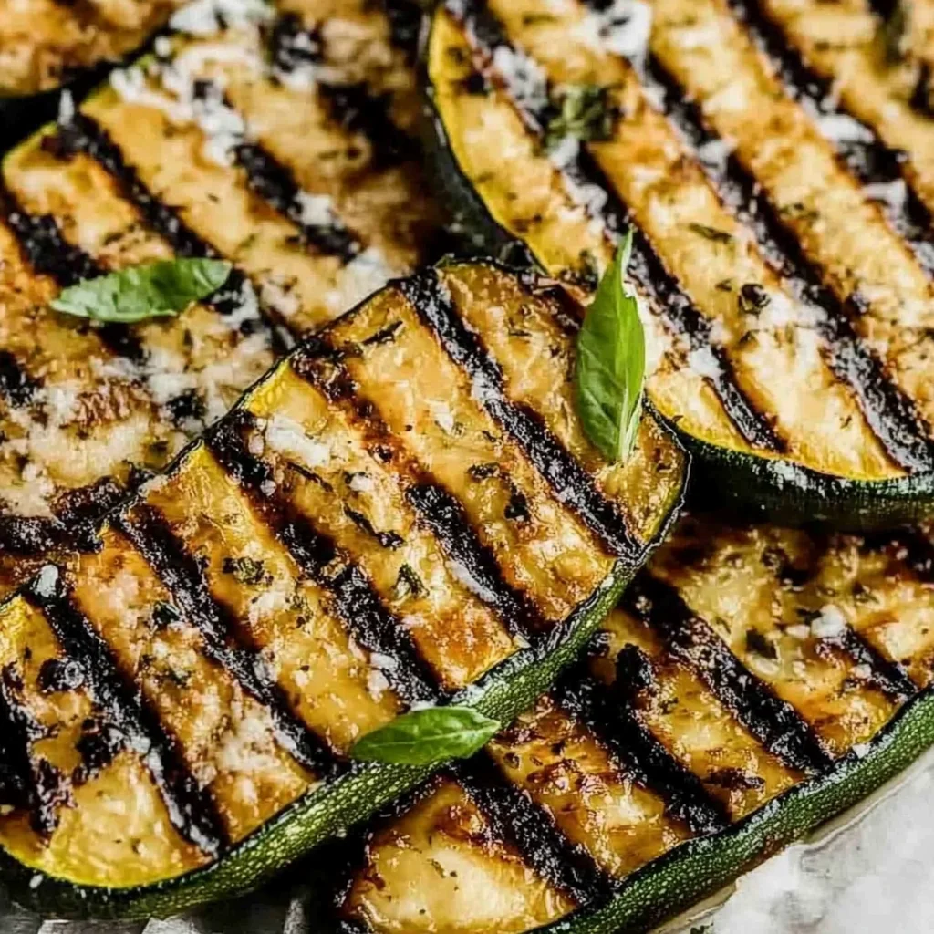 Grilled Zucchini with Parmesan