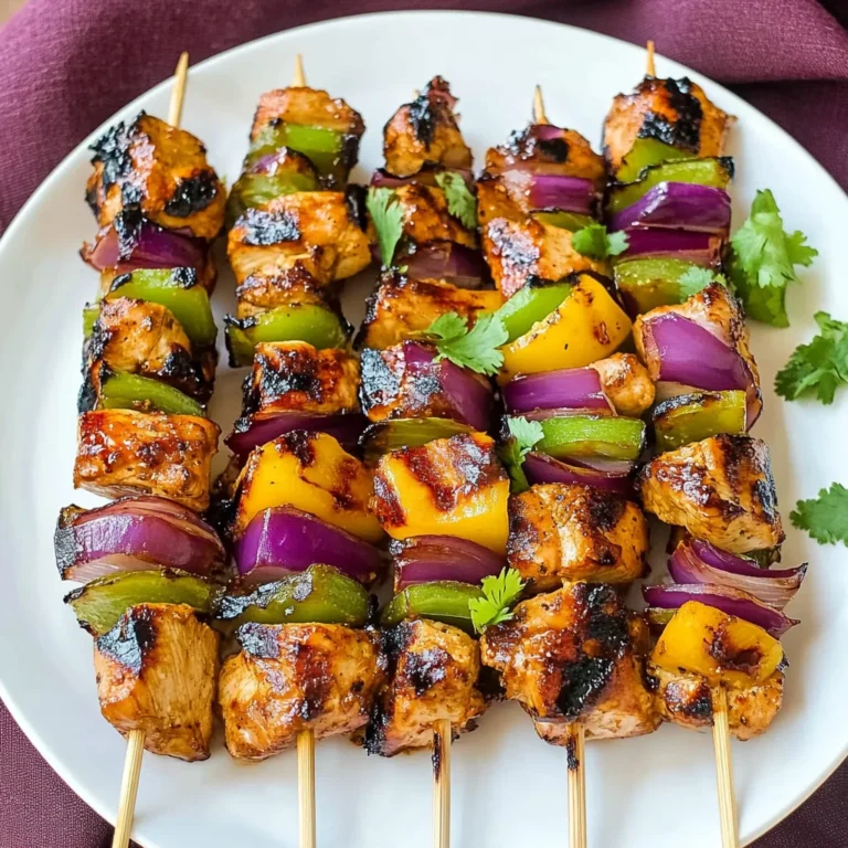 Hawaiian Chicken Kebabs