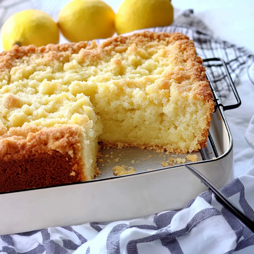 Lemon Cream Cheese Coffee Cake