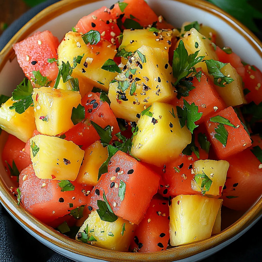 Melon and Pineapple Salad: A Fresh, Juicy BBQ Side Dish Favorite
