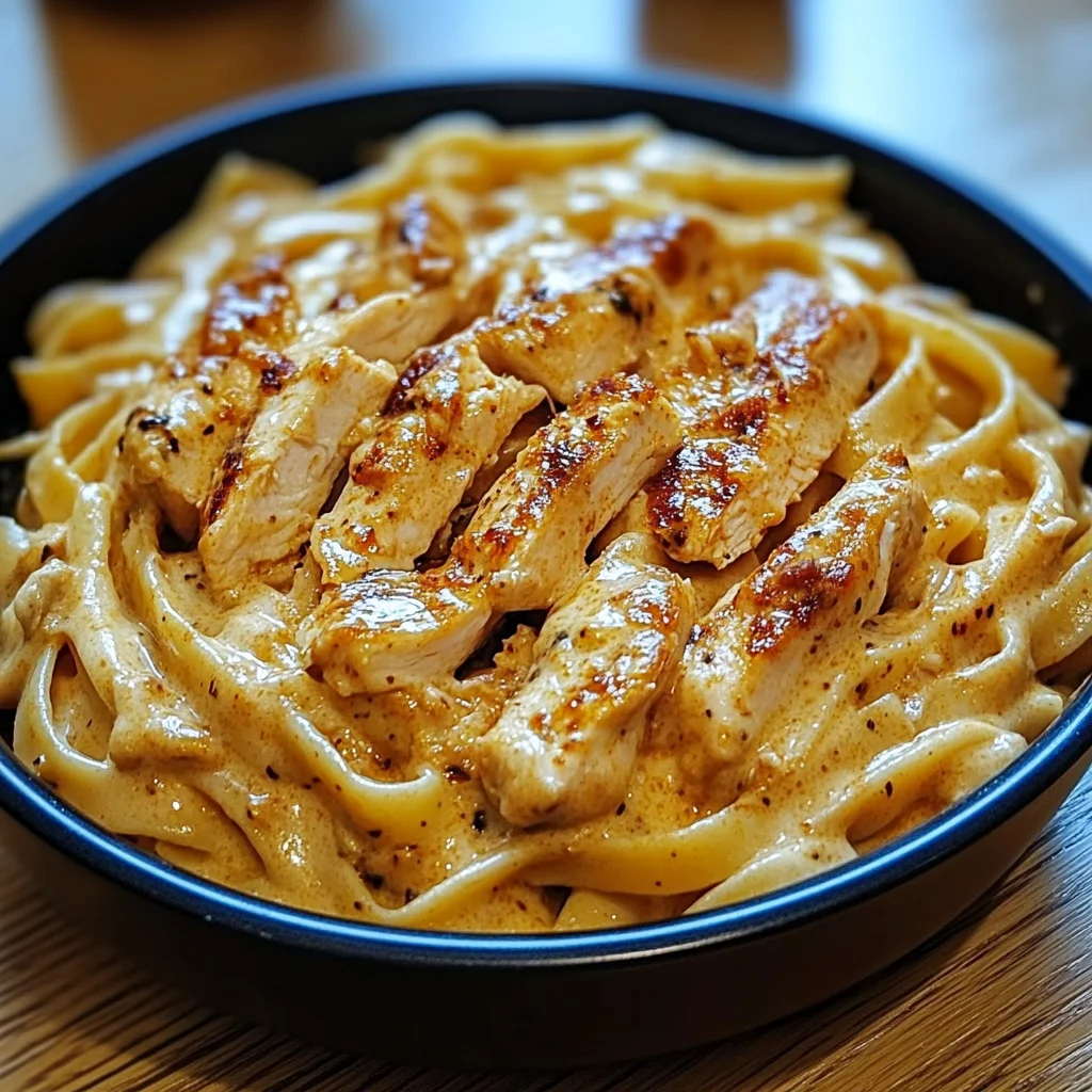 ONE-POT SPICY CHICKEN LINGUINE IN CREAMY SAUCE