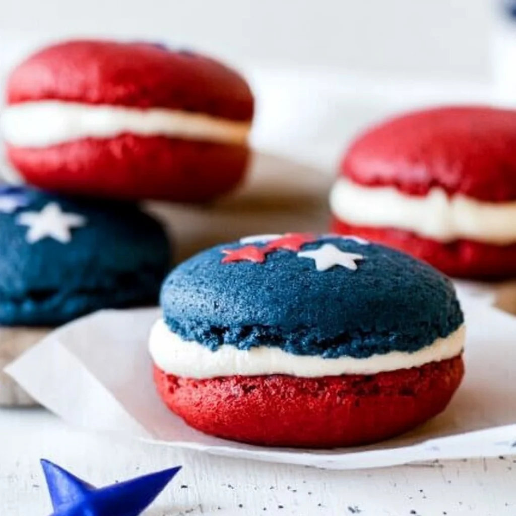 Patriotic 4th of July Whoopie Pies