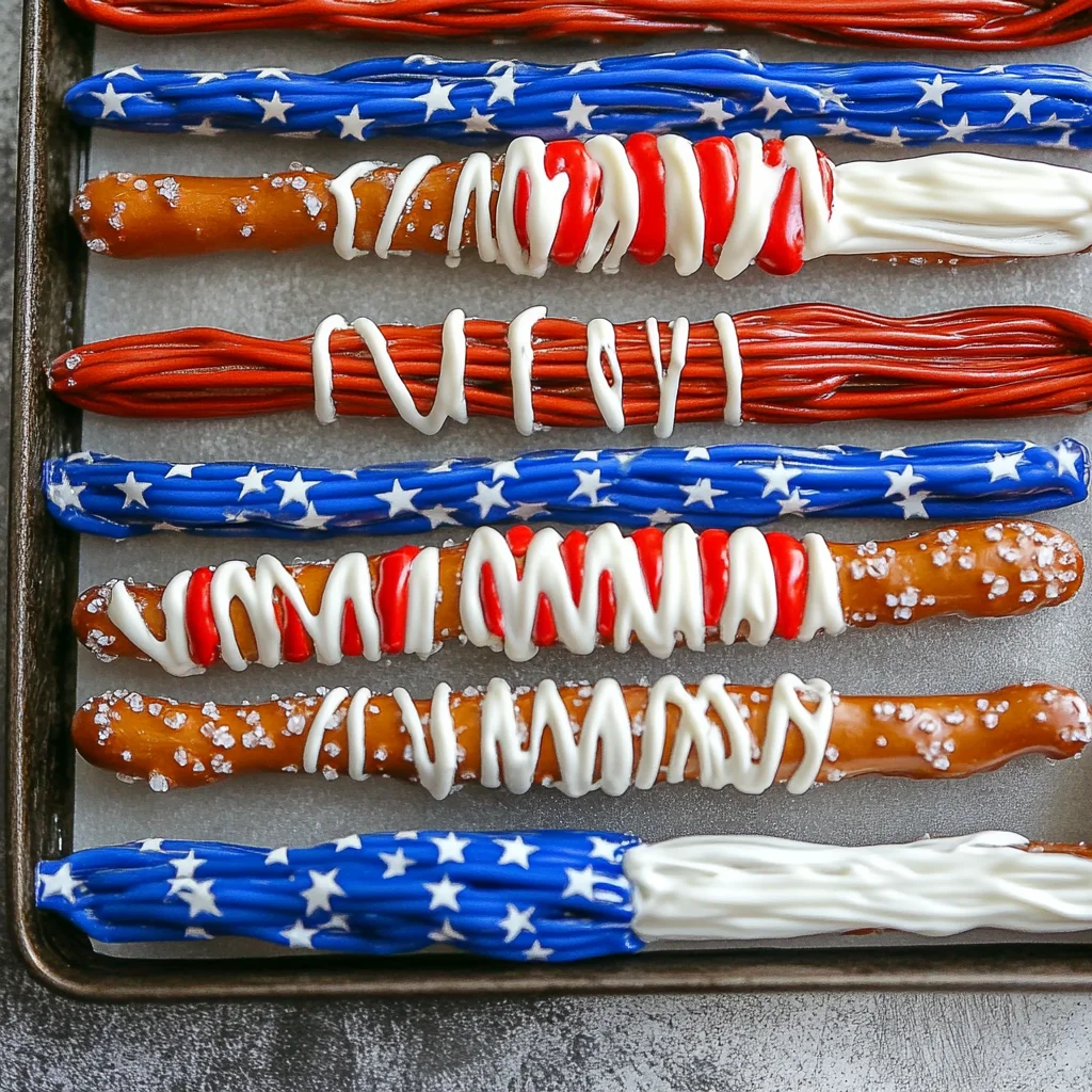 Patriotic Pretzels