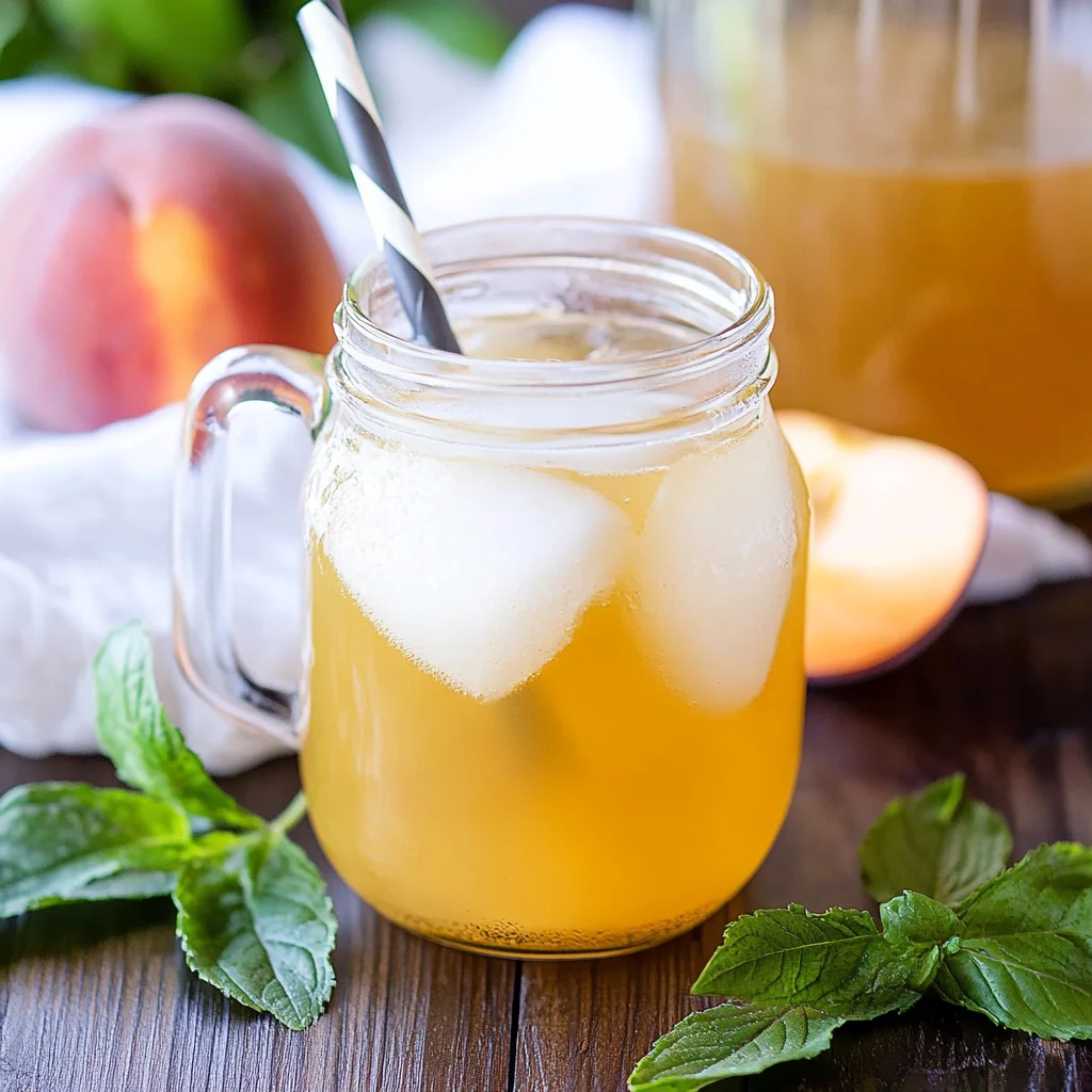 Peach Green Tea