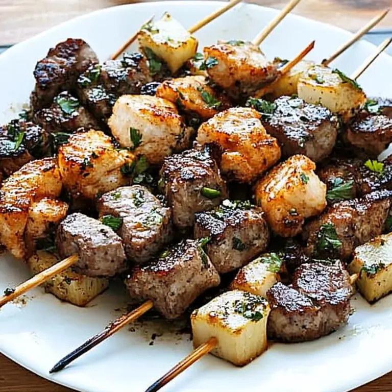 Skewers: Surf & Turf Meets Chimichurri
