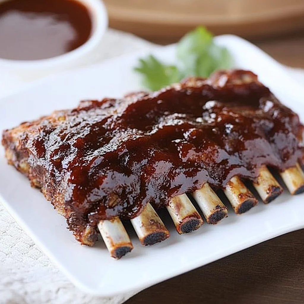 Slow Cooker Baby Back Ribs with Root Beer BBQ Sauce