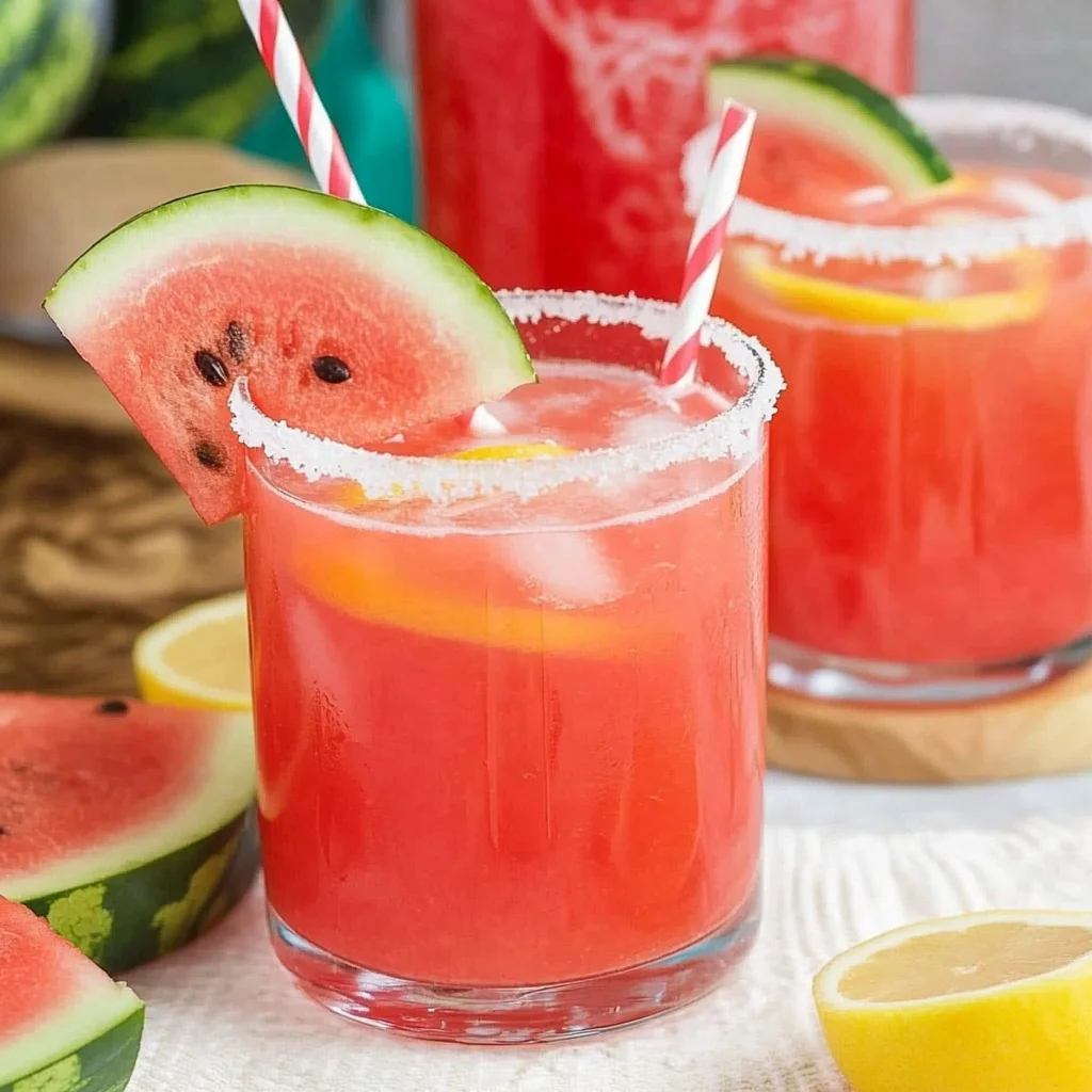 Spiked Watermelon Lemonade