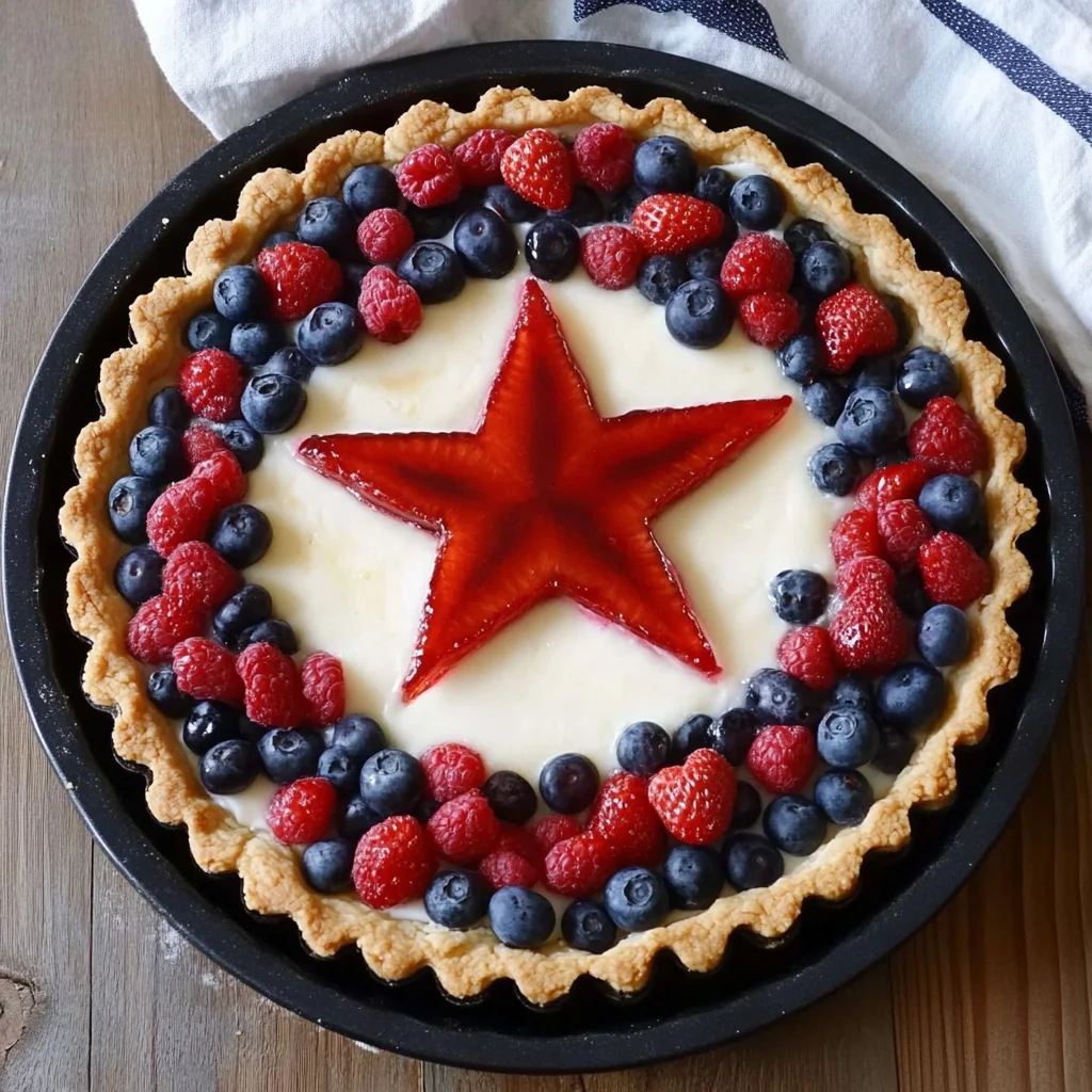 Star-Spangled Fruit Tart