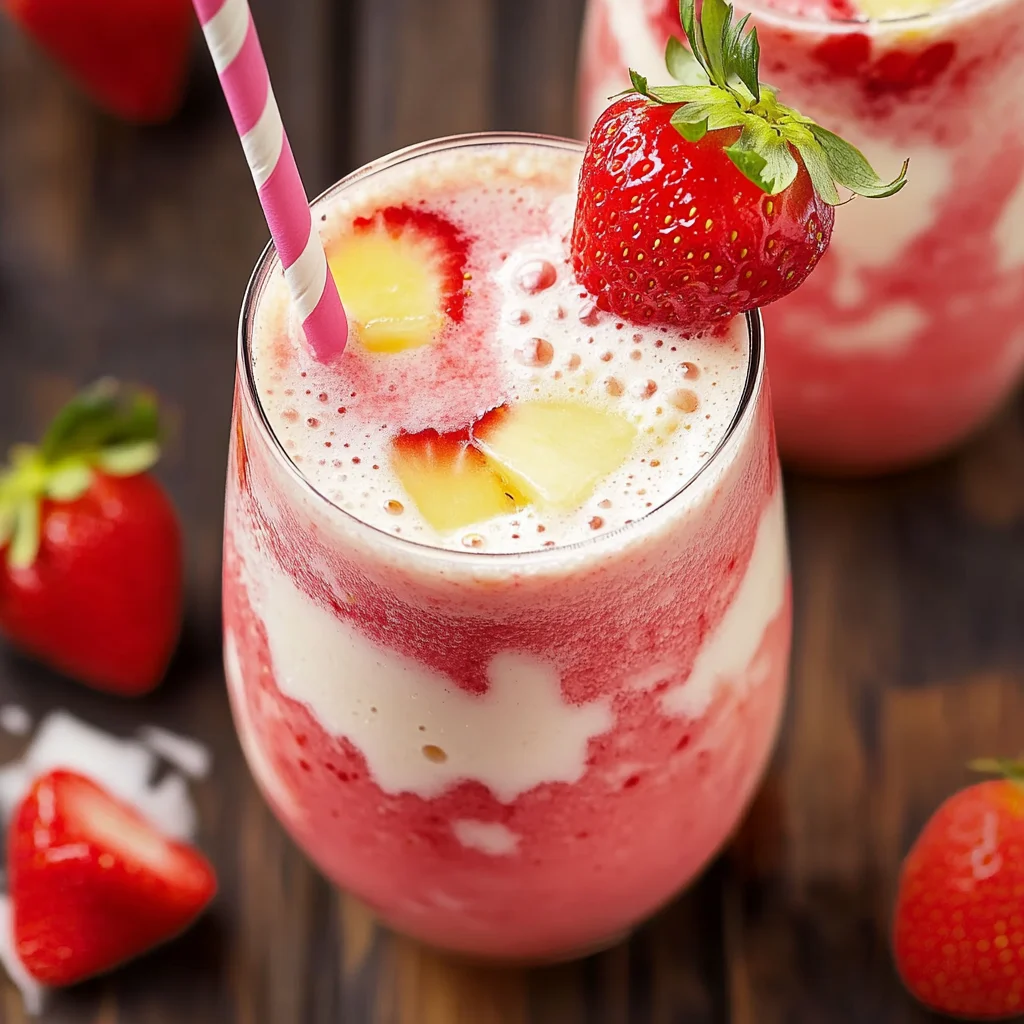 Strawberry Colada Smoothie Recipe