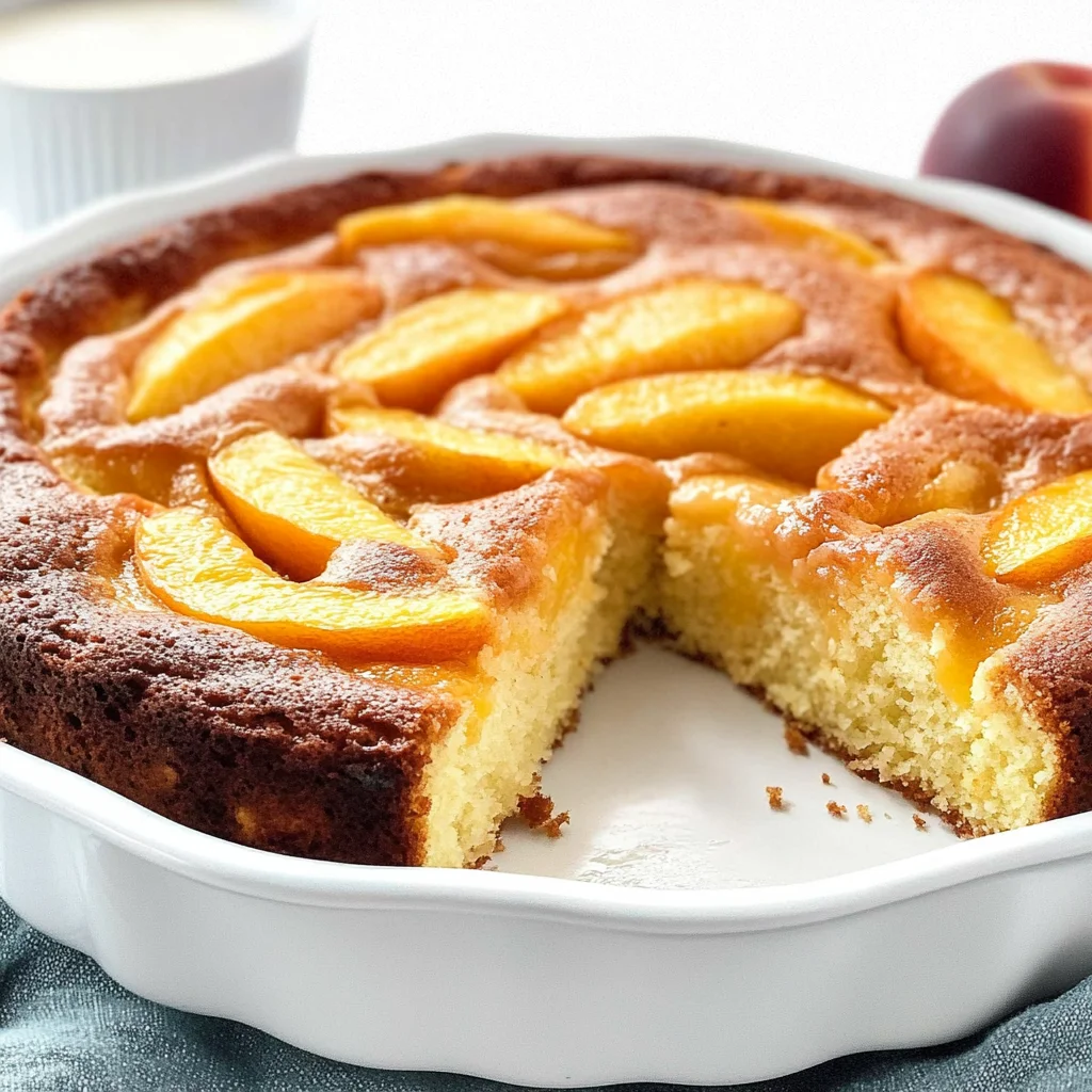 Summer Peach Cake (Simple + ScVanilla Extract (Alcohol-Free)ptious)
