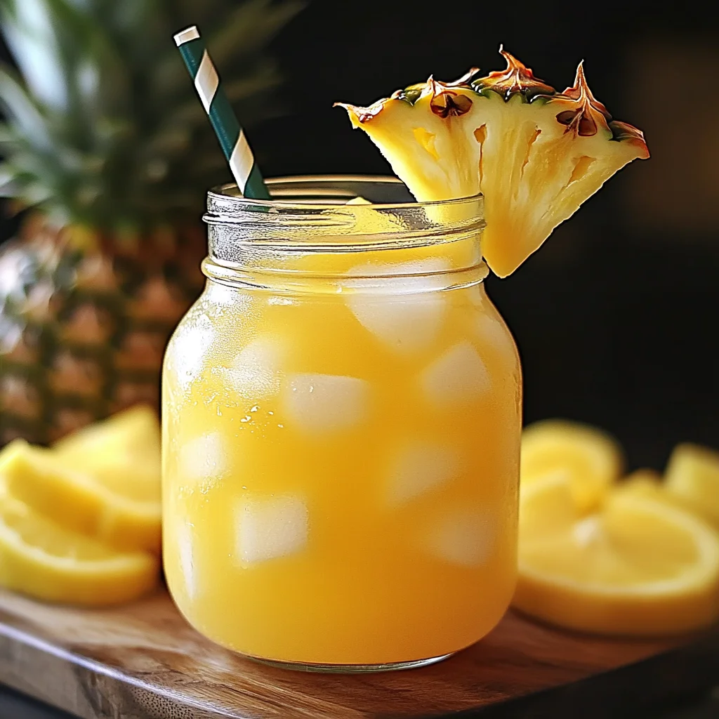 Tropical Pineapple Lemonade Punch
