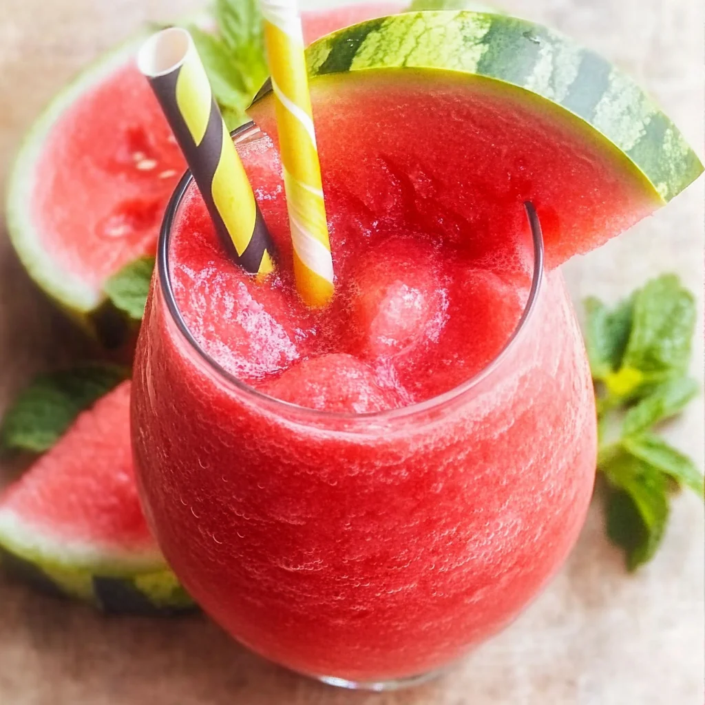 Watermelon Slushie Recipe