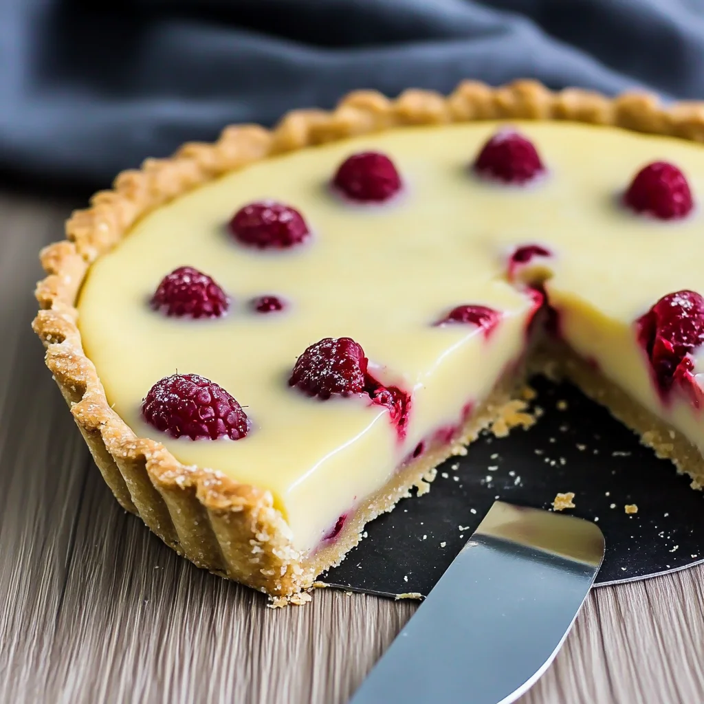 White Chocolate Raspberry Tart