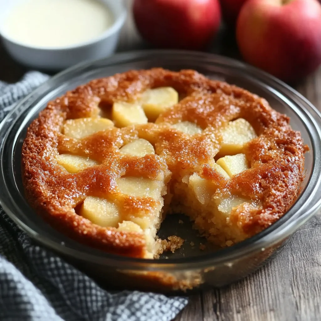 3 Ingredient Apple Cake