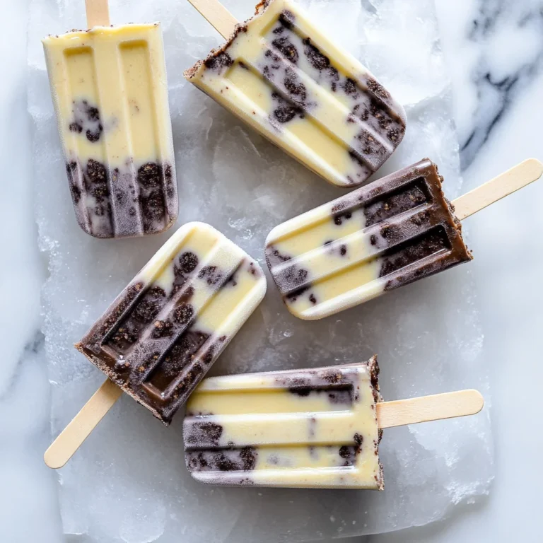 Baileys Cookies and Cream Popsicles