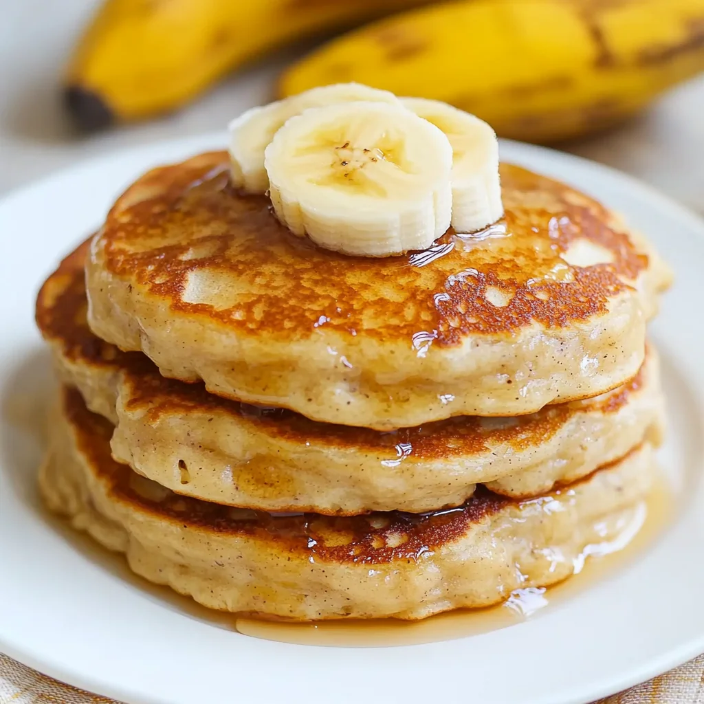 Brown Sugar Banana Pancakes