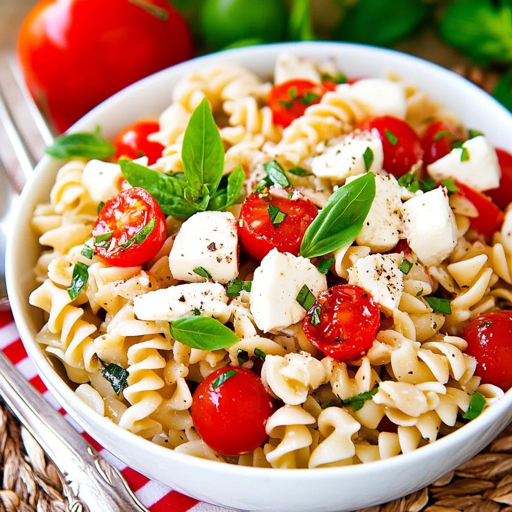 Caprese Pasta Salad Recipe