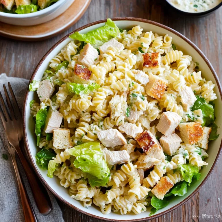 Chicken Caesar Pasta Salad