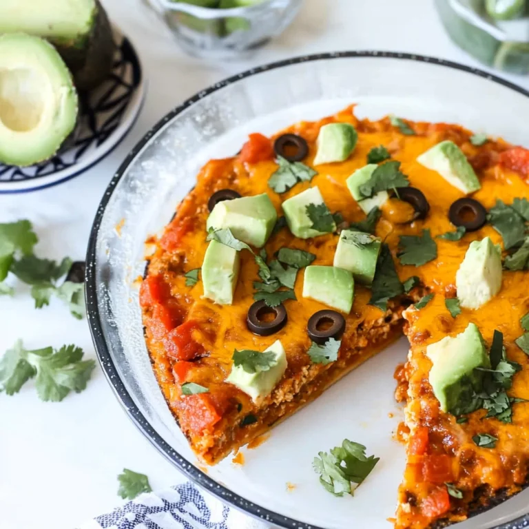 Crustless Taco Pie (Keto Taco Pie + Low Carb, Gluten Free)
