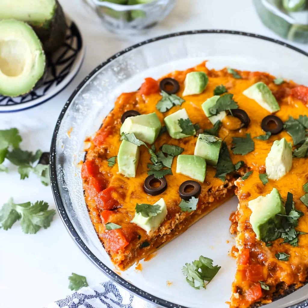 Crustless Taco Pie (Keto Taco Pie + Low Carb, Gluten Free)