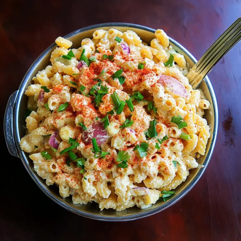 Deviled Egg Pasta Salad