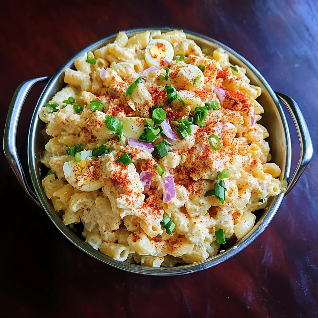 Deviled Egg Pasta Salad