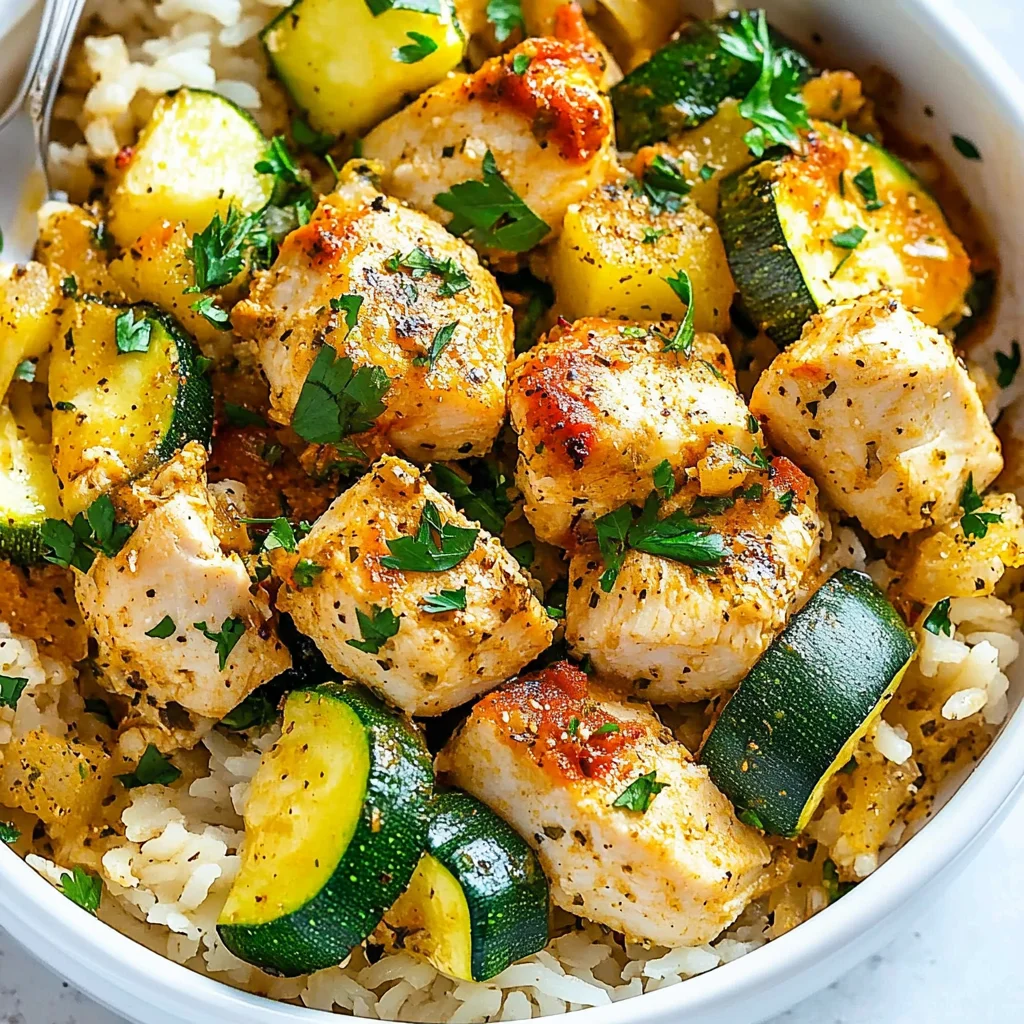 Easy Baked Chicken and Zucchini Recipe