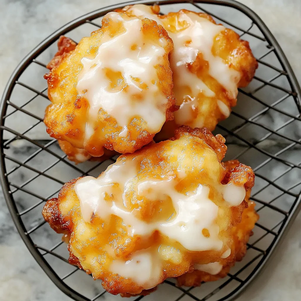 Fresh Peach Fritters That Melt in Your Mouth
