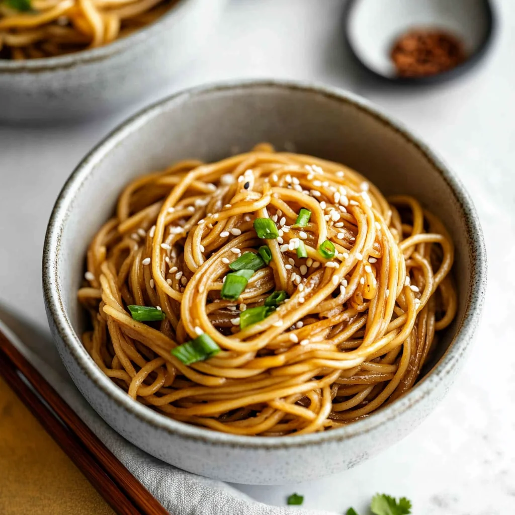 Garlic Sesame Noodles
