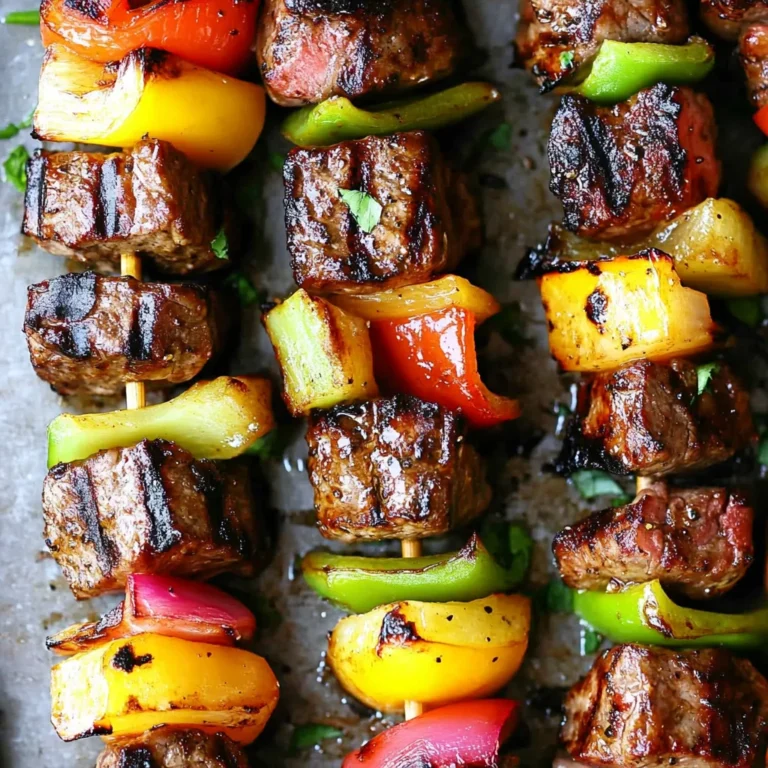 Hawaiian Steak Kabobs