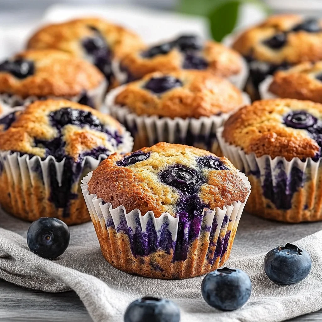 Keto Blueberry Muffins With Almond Flour