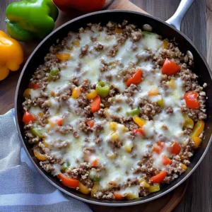 Keto Stuffed Pepper Skillet
