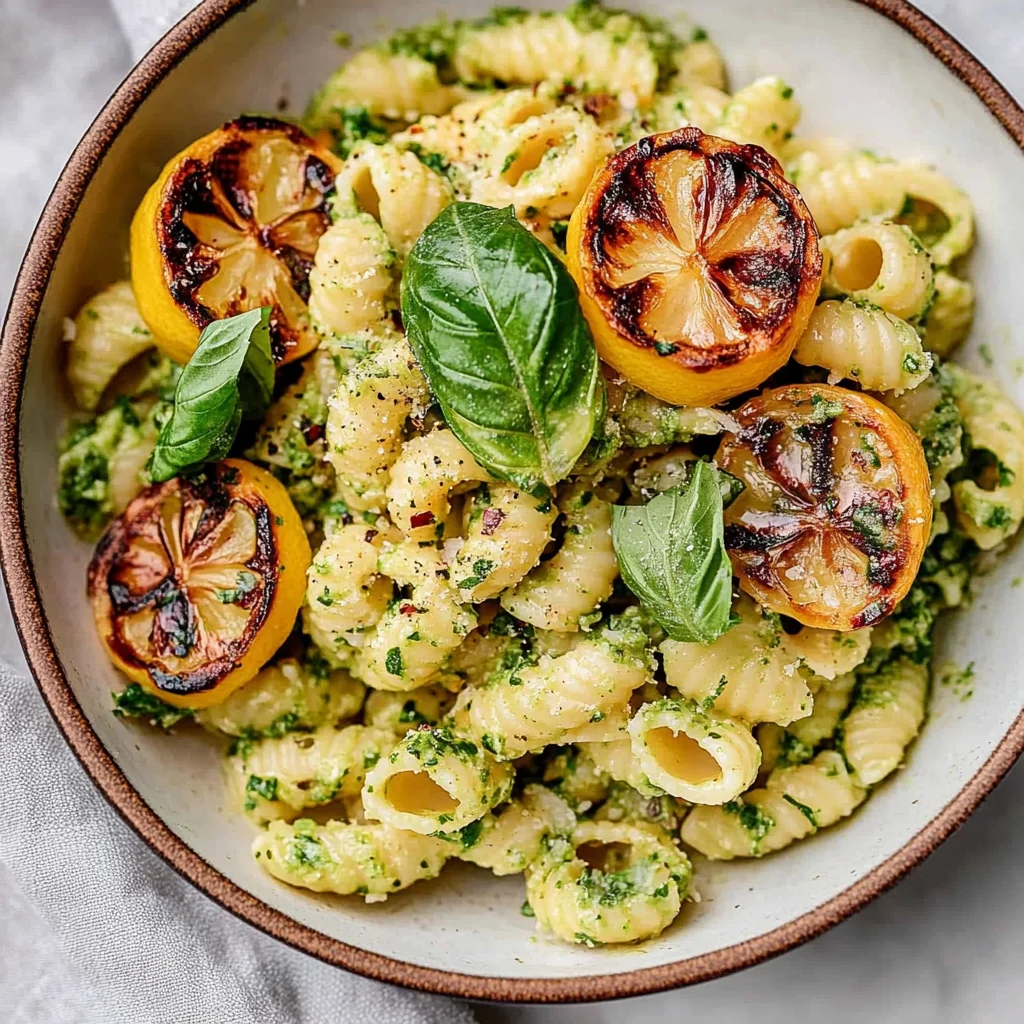 Lemon Basil Pasta Salad