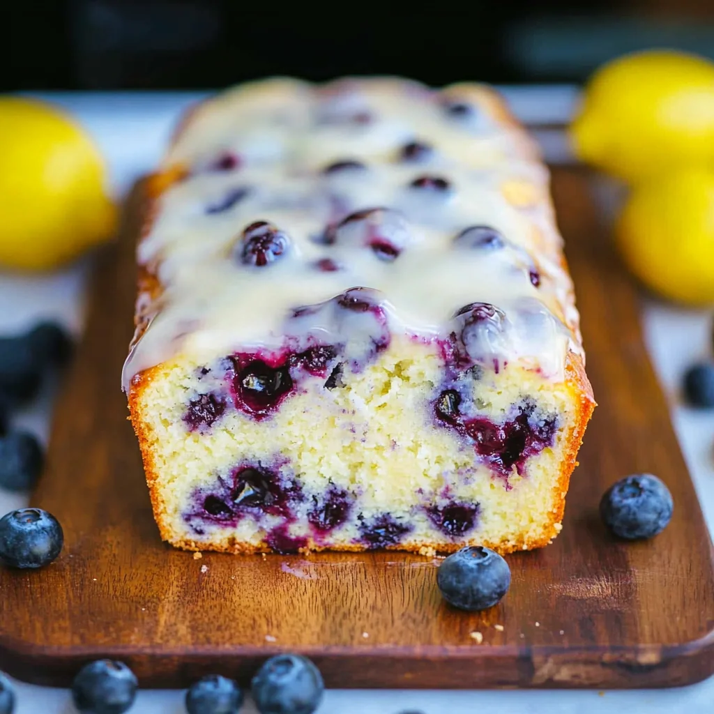 Lemon Blueberry Explosion Loaf