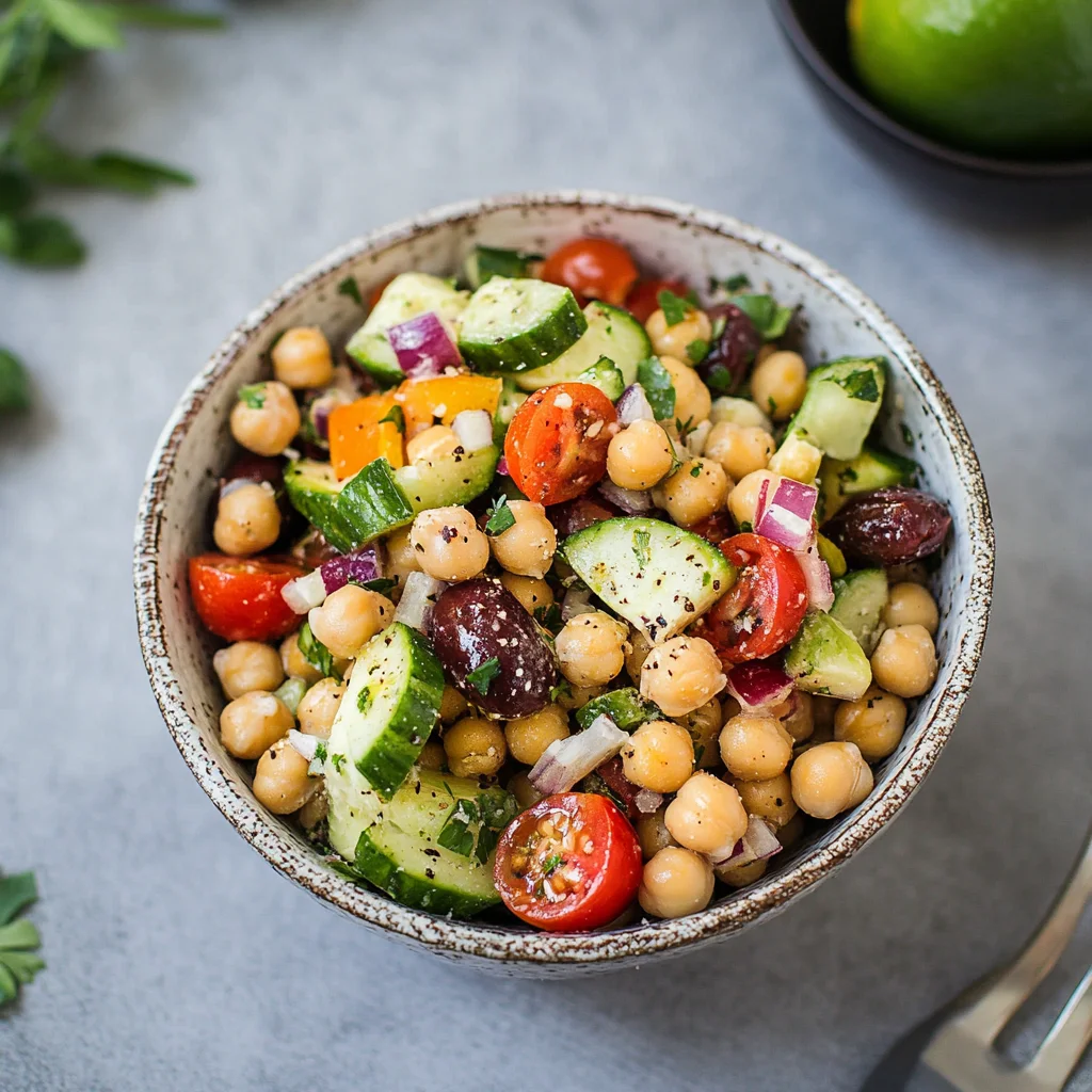 Mediterranean Chickpea Salad
