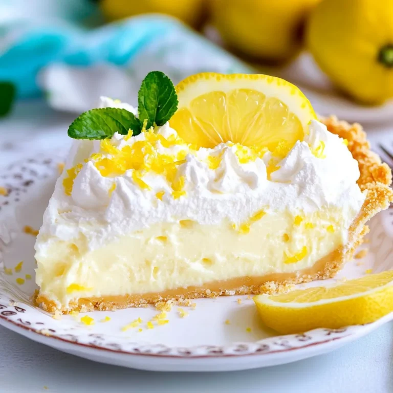 No Bake Lemon Pie